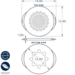 Cortador reversible para tartas pie Nordic Ware