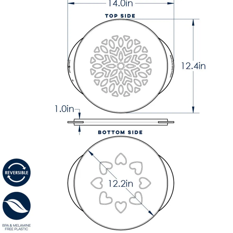Cortador reversible para tartas pie Nordic Ware