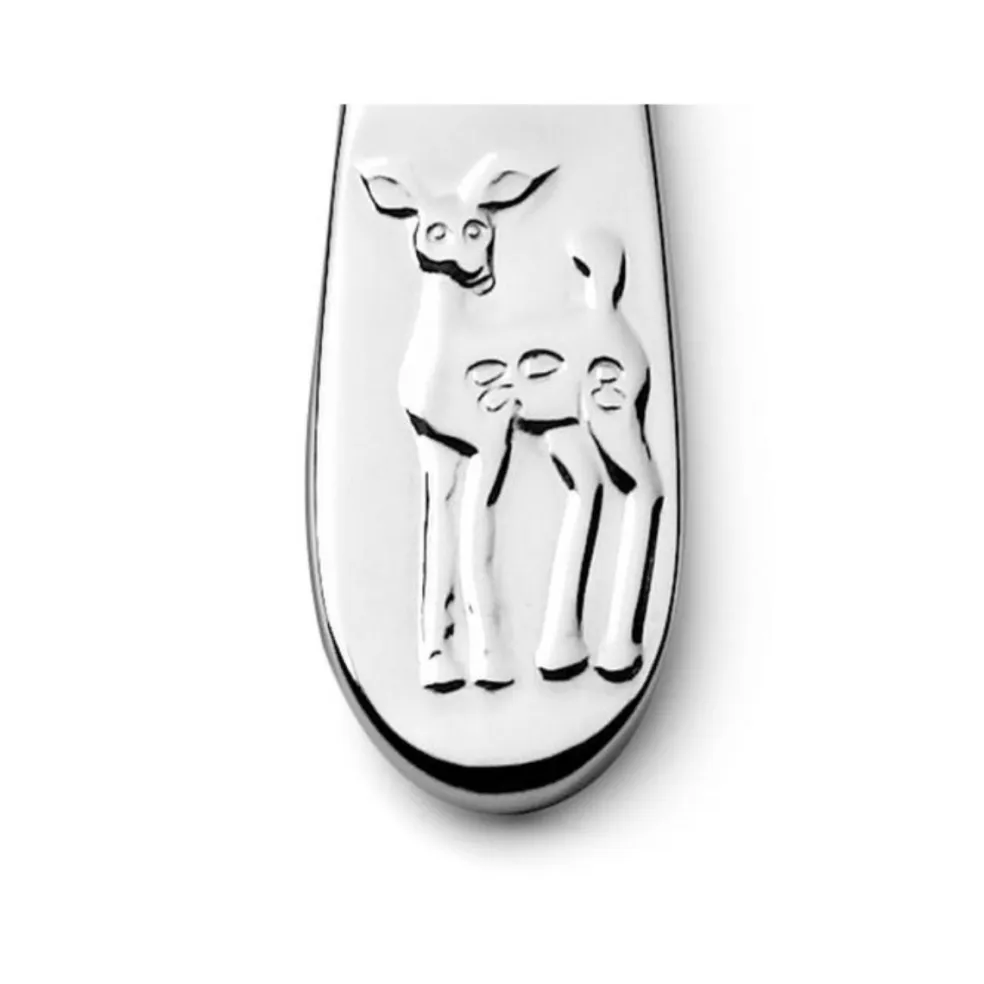 Cubertería de 4 piezas de acero inox Forest Animals Zilverstad
