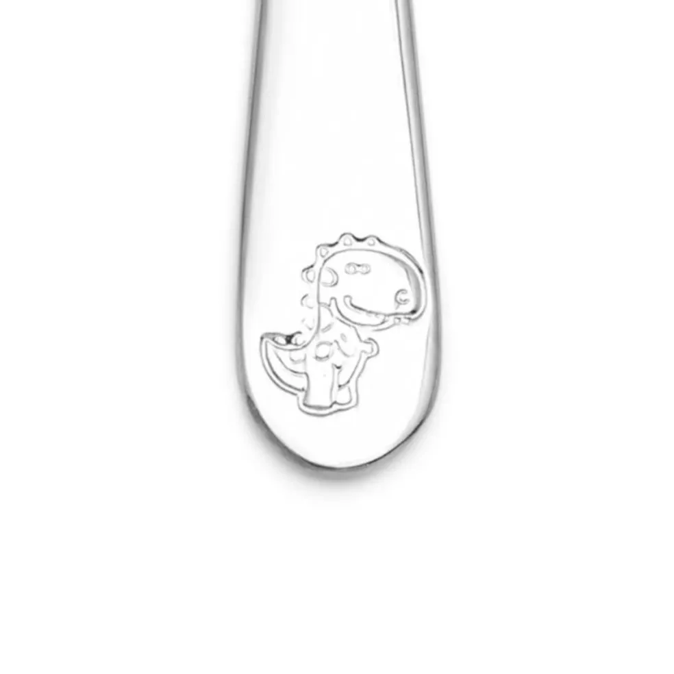 Cubertería de 4 piezas de acero inox Dinosaurs Zilverstad