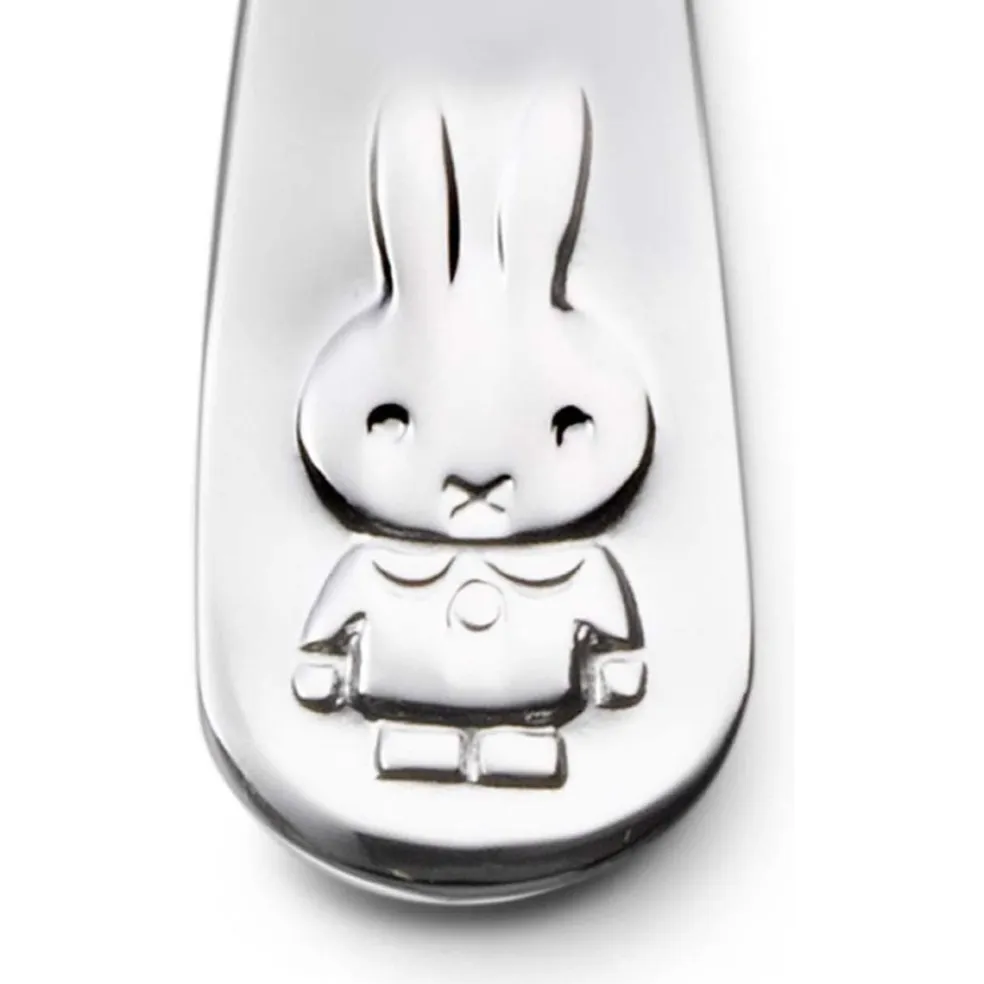 Cubertería de 4 piezas de acero inox Miffy Zilverstad