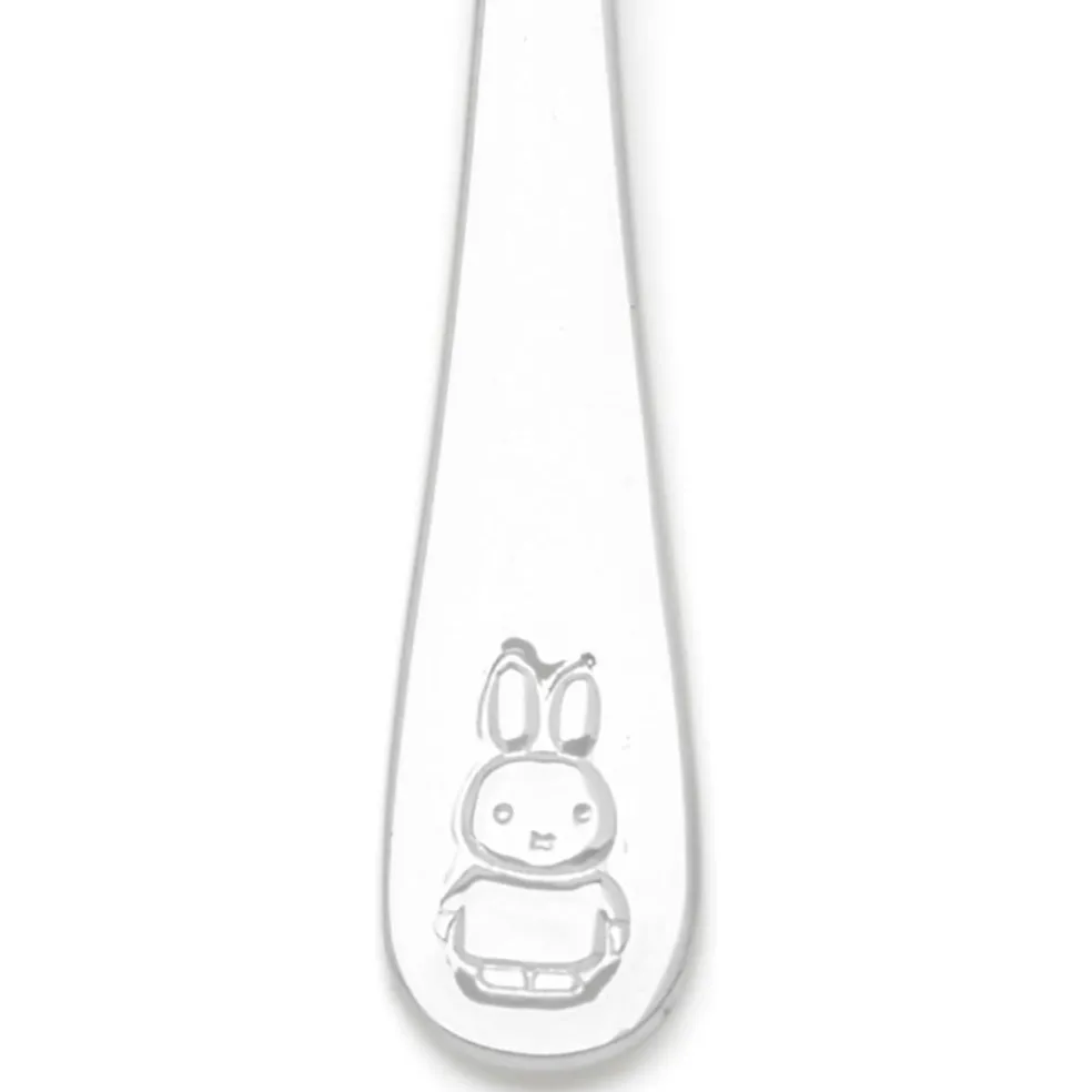Cubertería de 4 piezas de acero inox Miffy Fruit Zilverstad