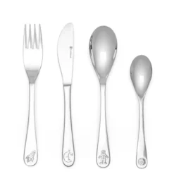 Cubertería de 4 piezas de acero inox Space Zilverstad