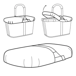 Cubierta para la cesta de compra Carrybag Reisenthel