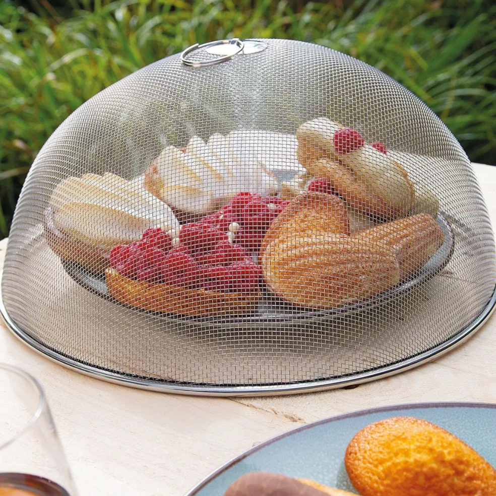 Cubreplatos de acero inox Estivo Cilio