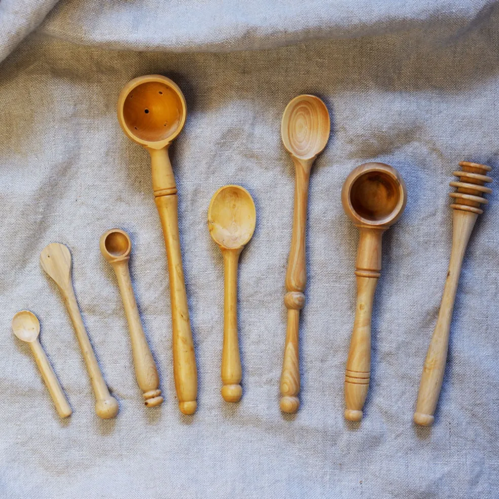 Cuchara de madera para azúcar, sal y salsas 13 cm Roger Orfevre
