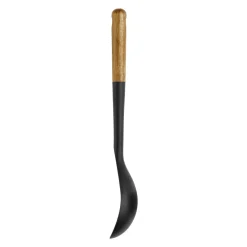 Cuchara de silicona para servir con mango de madera Staub