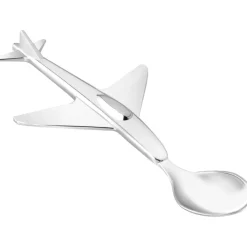Cuchara infantil en forma de avión Zilverstad