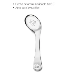 Cuchara lateral de acero inox Miffy Zilverstad