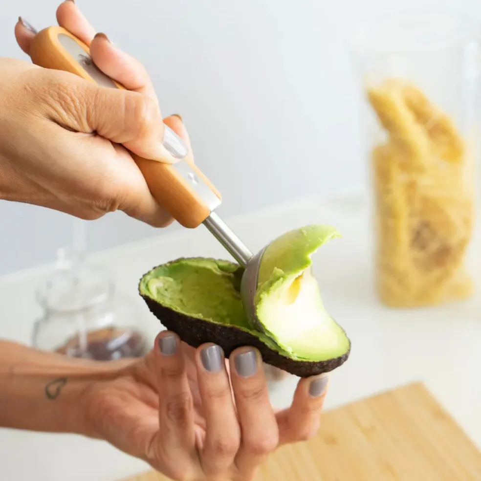 Cuchara para helado de acero inoxidable The Baller Full Circle