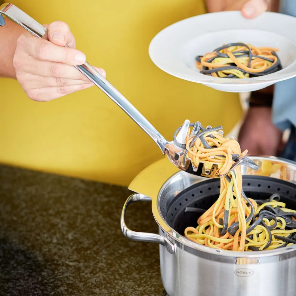 Cuchara para pasta de acero inoxidable de gancho Rösle