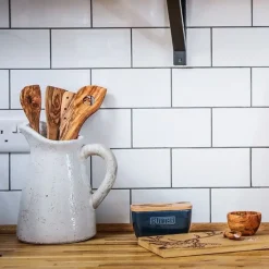 Cuchara para sal de madera de olivo Selbrae