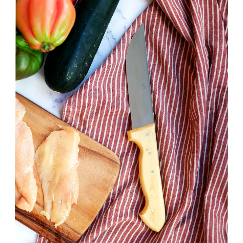 Cuchillo de cocina con mango de boj Pallarès