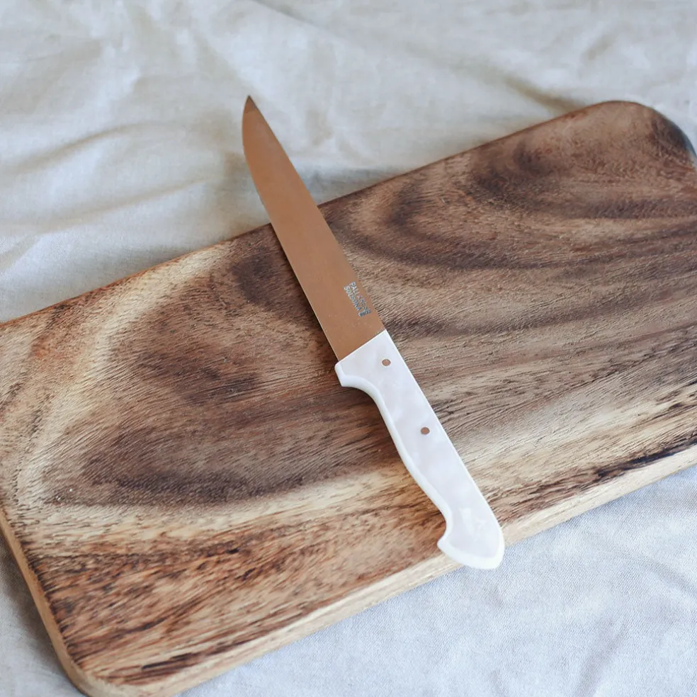 Cuchillo de cocina Inox con mango de Nácar Pallarès