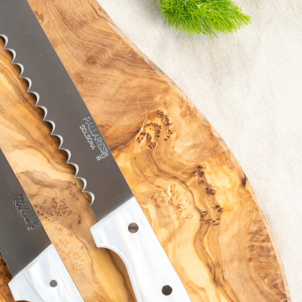 Cuchillo de cocina Inox con mango de Nácar Pallarès