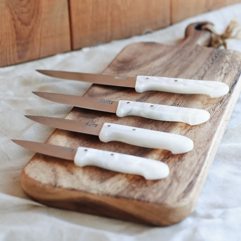 Cuchillo de cocina Inox con mango de Nácar Pallarès