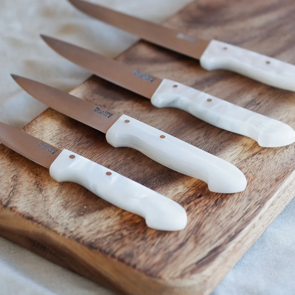 Cuchillo de cocina Inox con mango de Nácar Pallarès