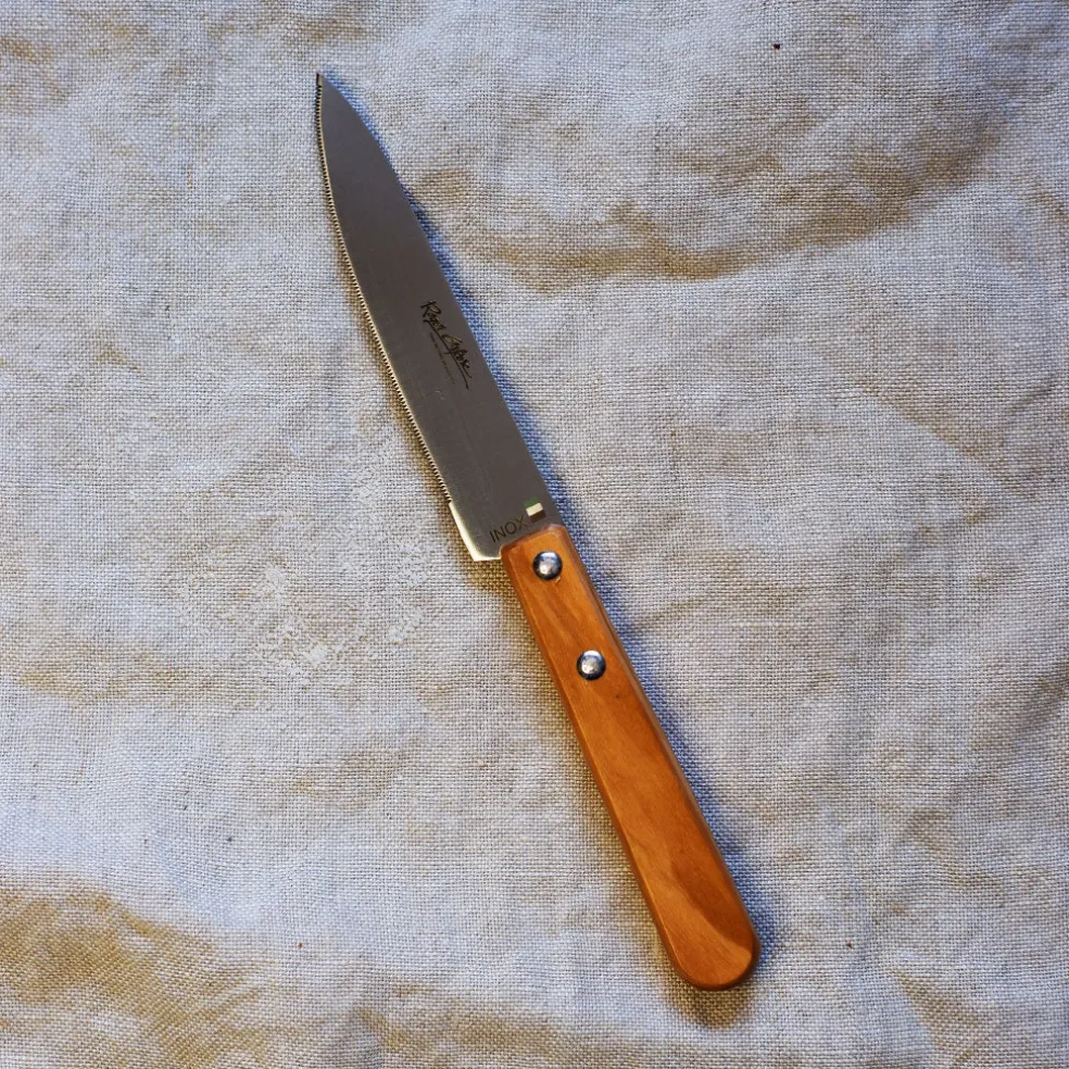 Cuchillo de cocina mango de madera de olivo Roger Orfevre