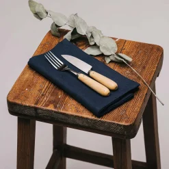 Cuchillo de cocina Pallarès de acero carbono con mango de boj