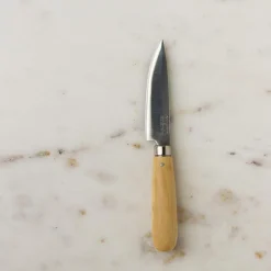 Cuchillo de cocina Pallarès de acero carbono con mango de boj