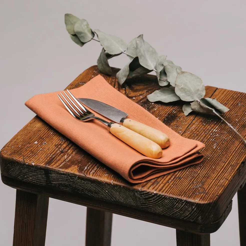 Cuchillo de cocina Pallarès de acero carbono con mango de boj