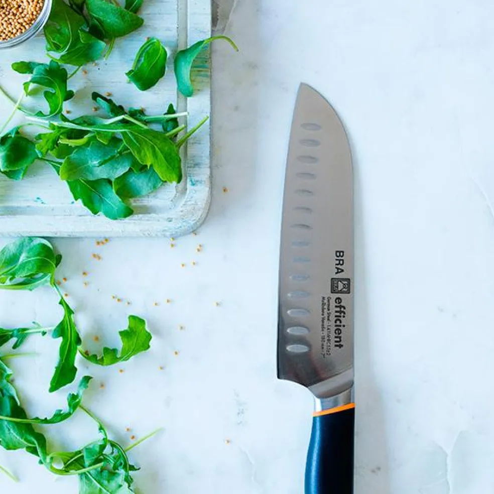 Cuchillo de cocina santoku 18cm Efficient BRA