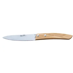 Cuchillo de mesa microdentado con mango de olivo Roger Orfevre