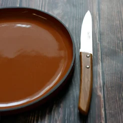 Cuchillo de mesa microdentado con mango de olivo Roger Orfevre