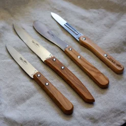 Cuchillo para mantequilla con mango de madera de olivo Roger Orfevre