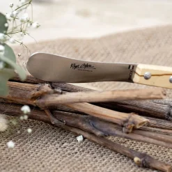 Cuchillo para mantequilla con mango de madera de olivo Roger Orfevre