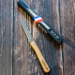Cuchillo pelador con mango de madera de olivo Roger Orfevre