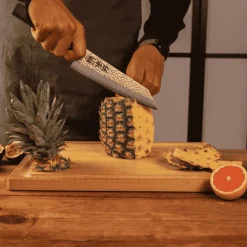 Cuchillos de acero damasco japonés Densho Kotai