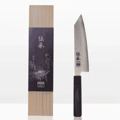 Cuchillos de acero damasco japonés Densho Kotai