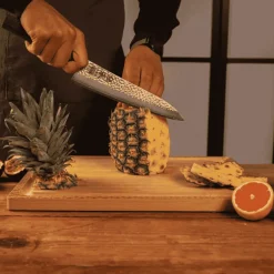 Cuchillos de acero damasco japonés Densho Kotai