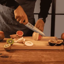 Cuchillos de acero damasco japonés Densho Kotai