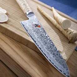 Cuchillos japoneses Miyabi de acero damasco
