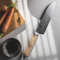 Cuchillos japoneses Miyabi de acero damasco