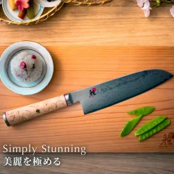 Cuchillos japoneses Miyabi de acero damasco