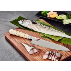 Cuchillos japoneses Miyabi de acero damasco