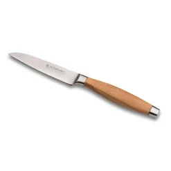 Cuchillos Le Creuset de acero damasco con mango de madera de olivo