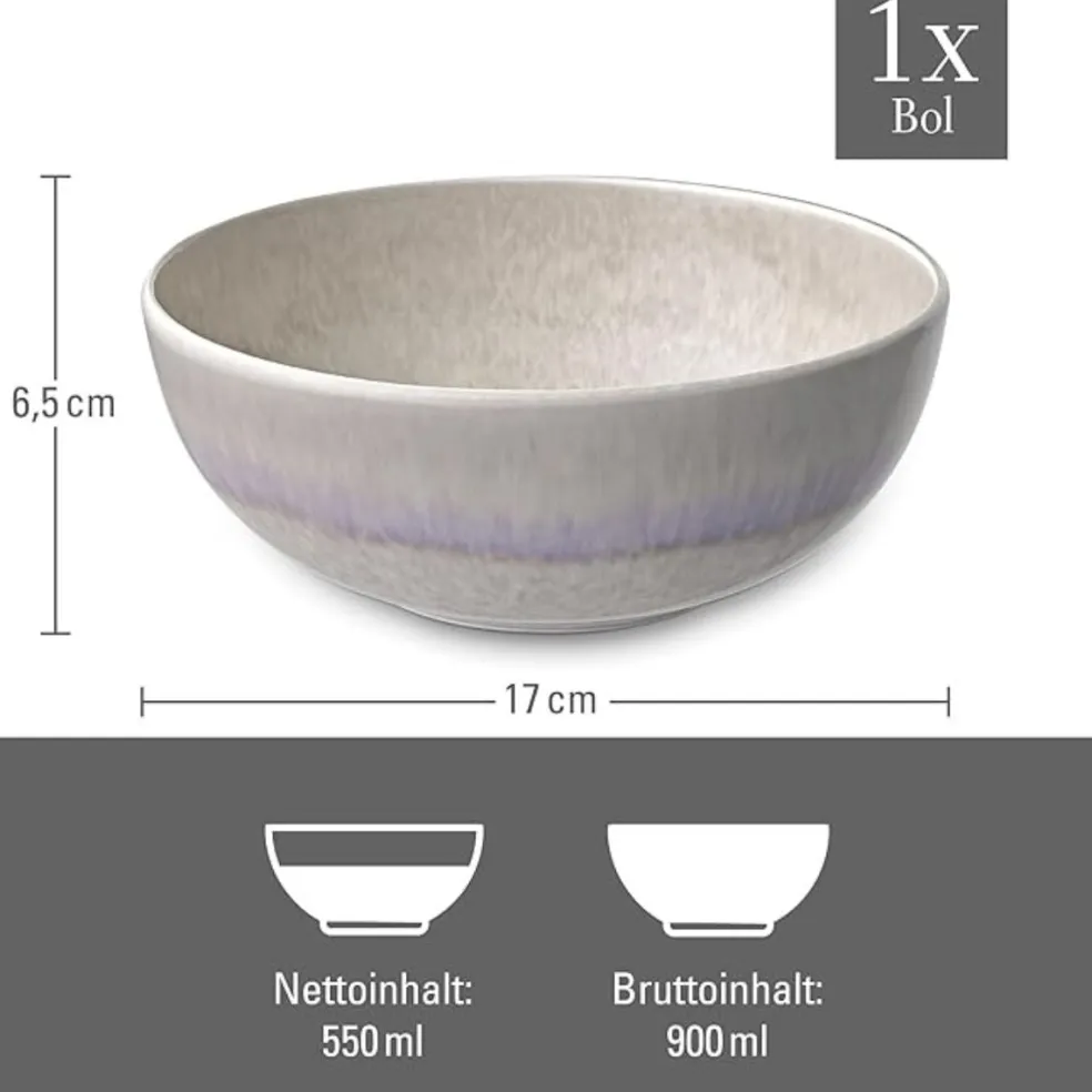 Cuenco de porcelana Perlemor Sand Villeroy & Boch