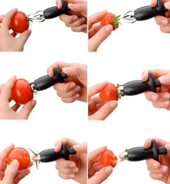 Descorazonador quita tallos de fresas y tomates de WMF