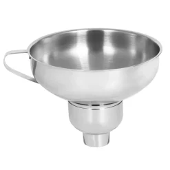 Embudo de acero inoxidable para conservas con adaptadores Cristel