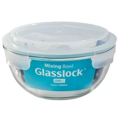 Ensaladera hermética de cristal con tapa Glasslock