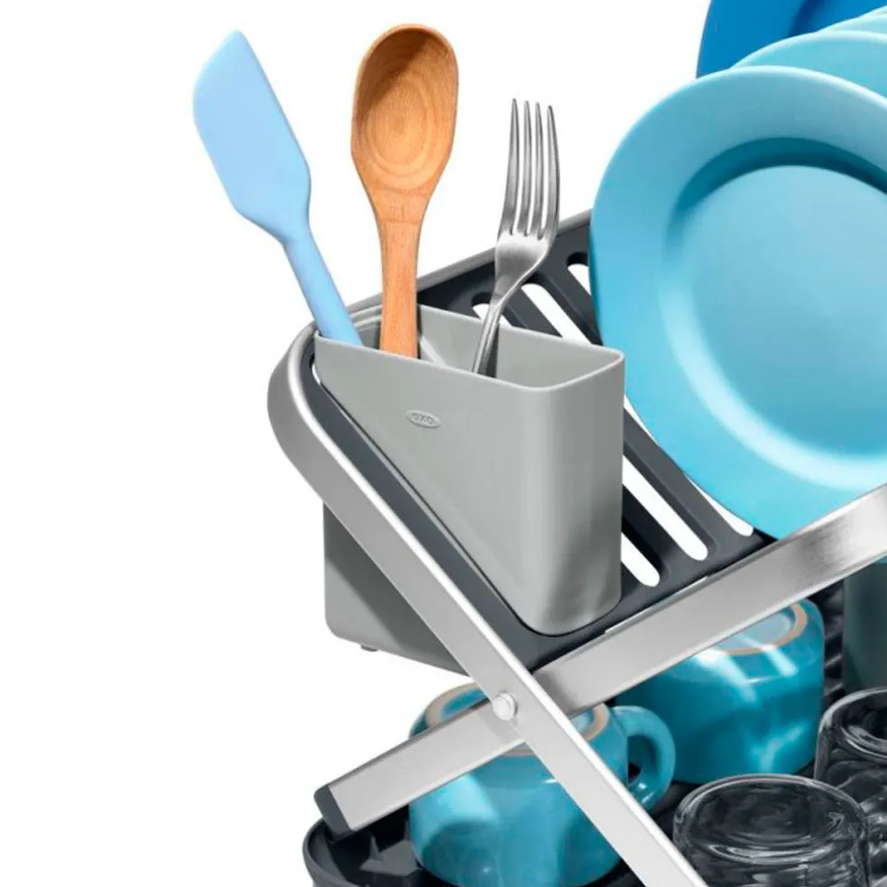 Escurreplatos plegable de aluminio OXO
