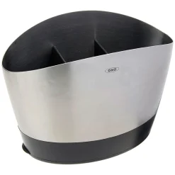 Escurridor de cubiertos elíptico con bandeja OXO