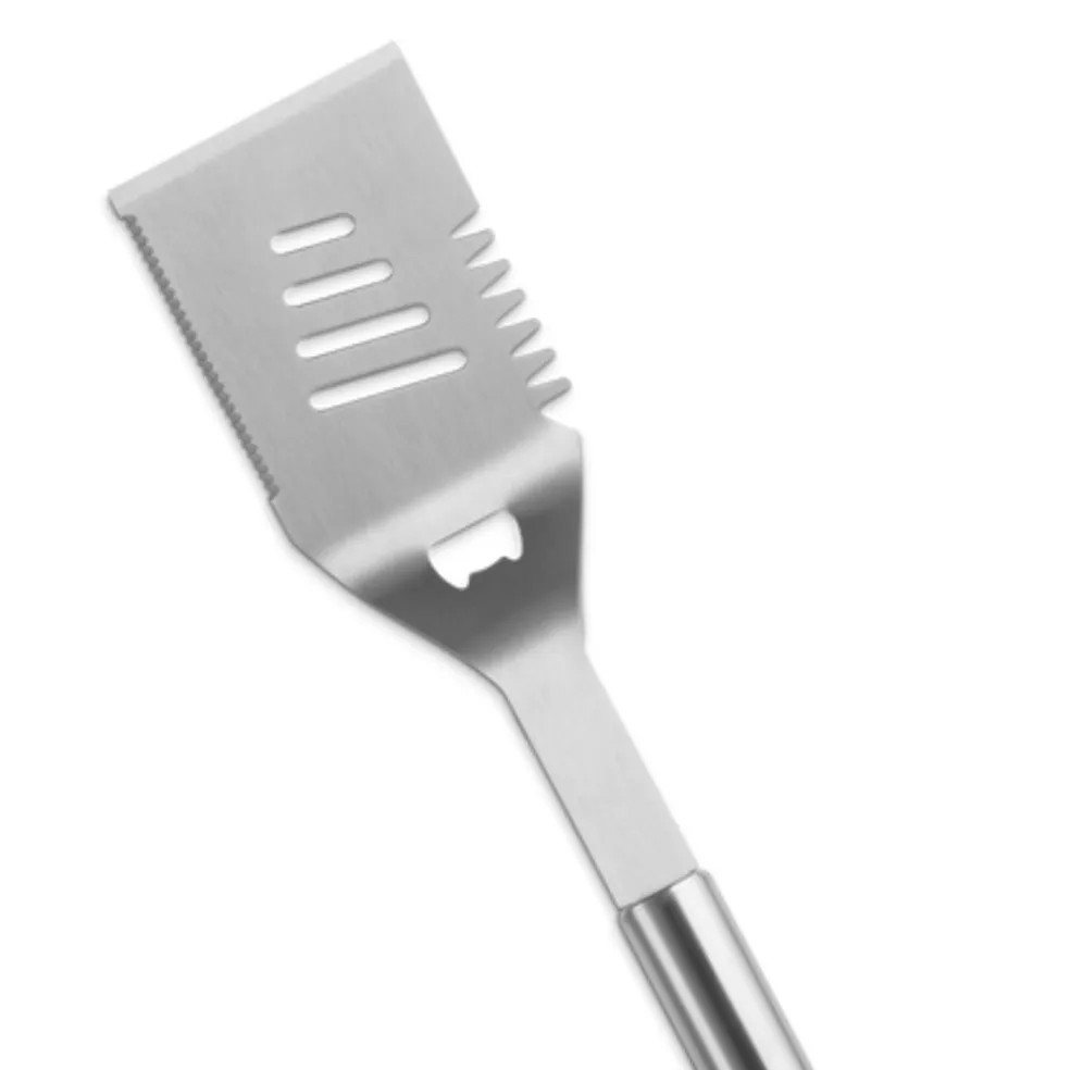 Espátula ranurada acero inox para barbacoa BBQ Outdoor Le Creuset
