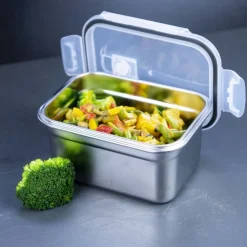 Fiambrera Inox apta para microondas de Lurch