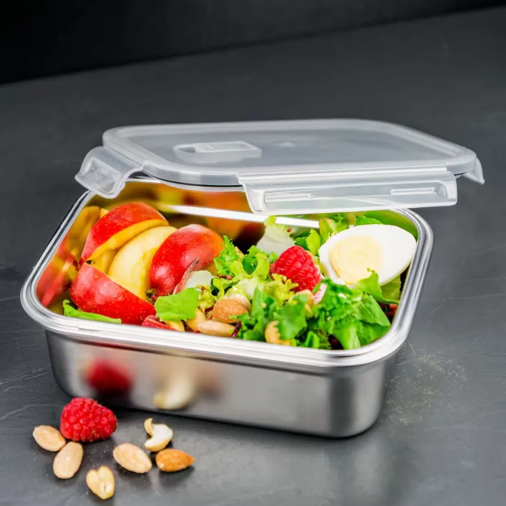 Fiambrera Inox apta para microondas de Lurch