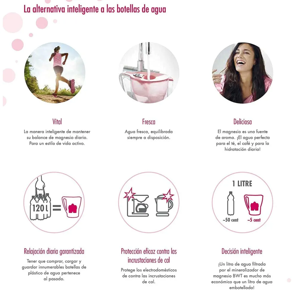 Filtros para jarras BWT